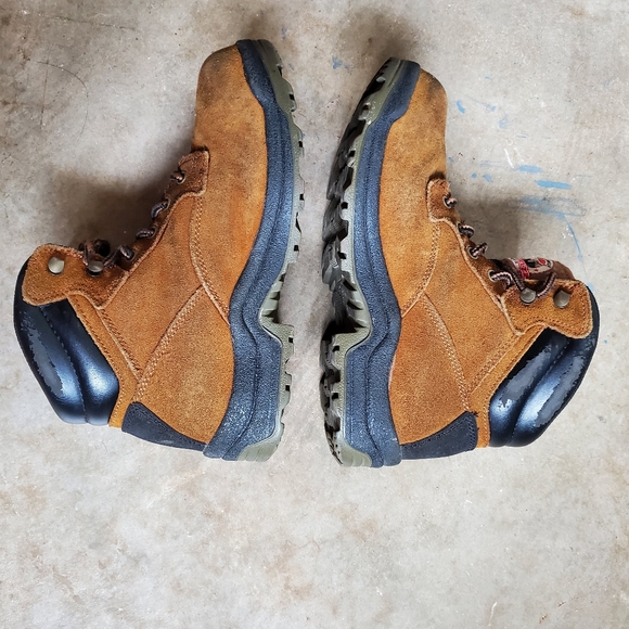 Steel toe leather work boots - Picture 3 of 9